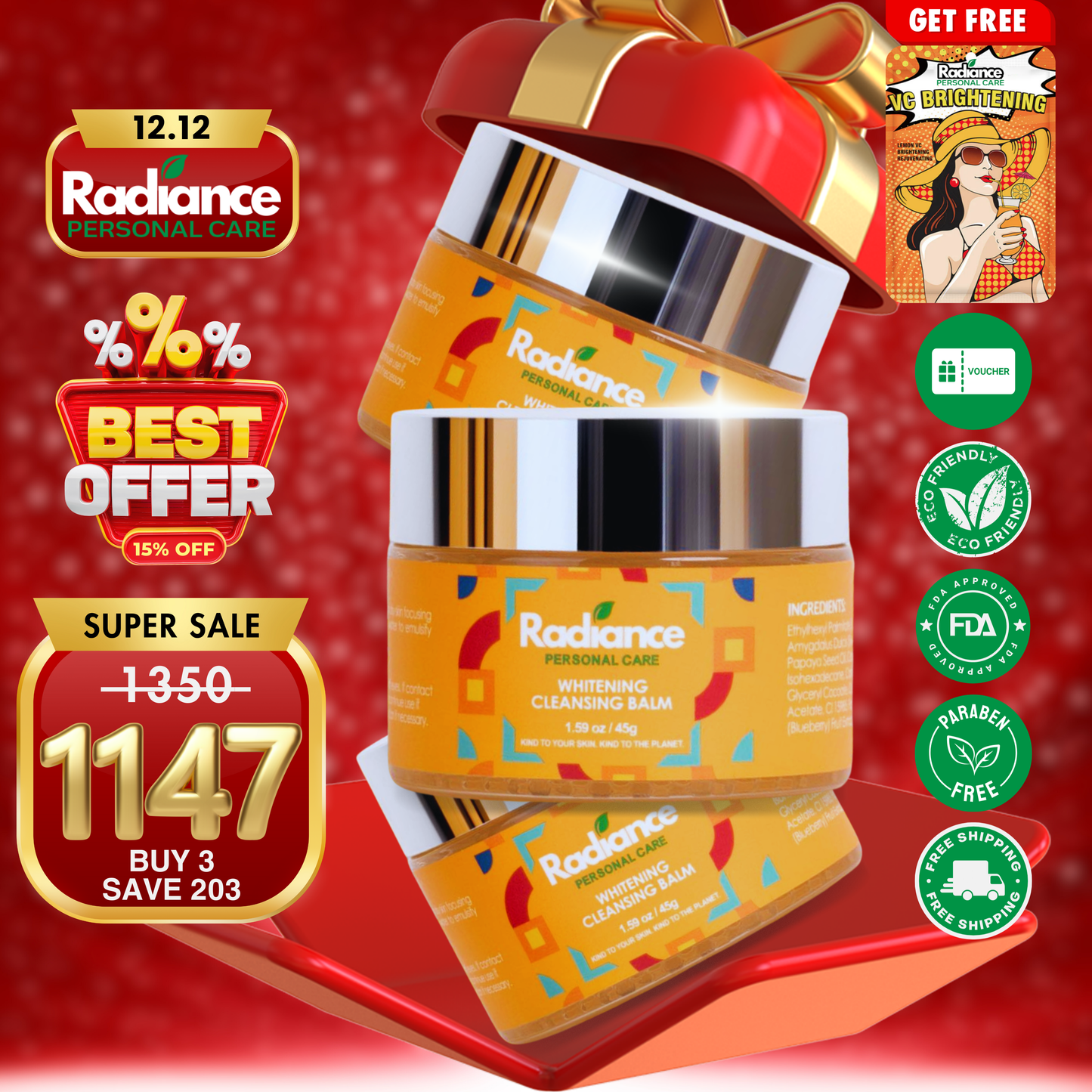 Whitening Cleansing Balm