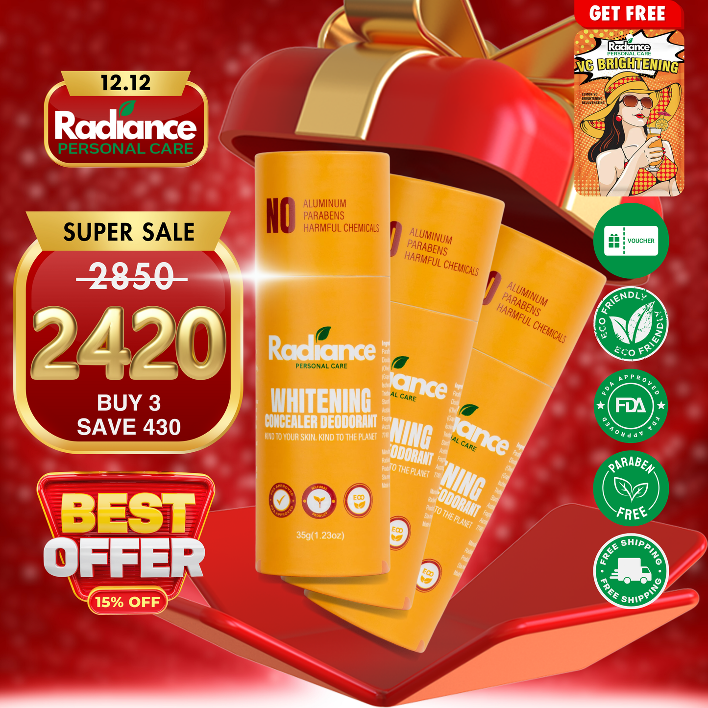 Whitening Concealer Deodorant