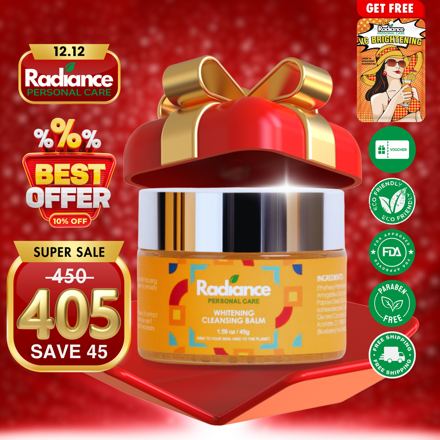 Whitening Cleansing Balm