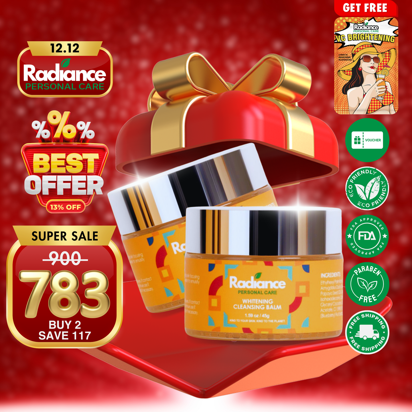 Whitening Cleansing Balm